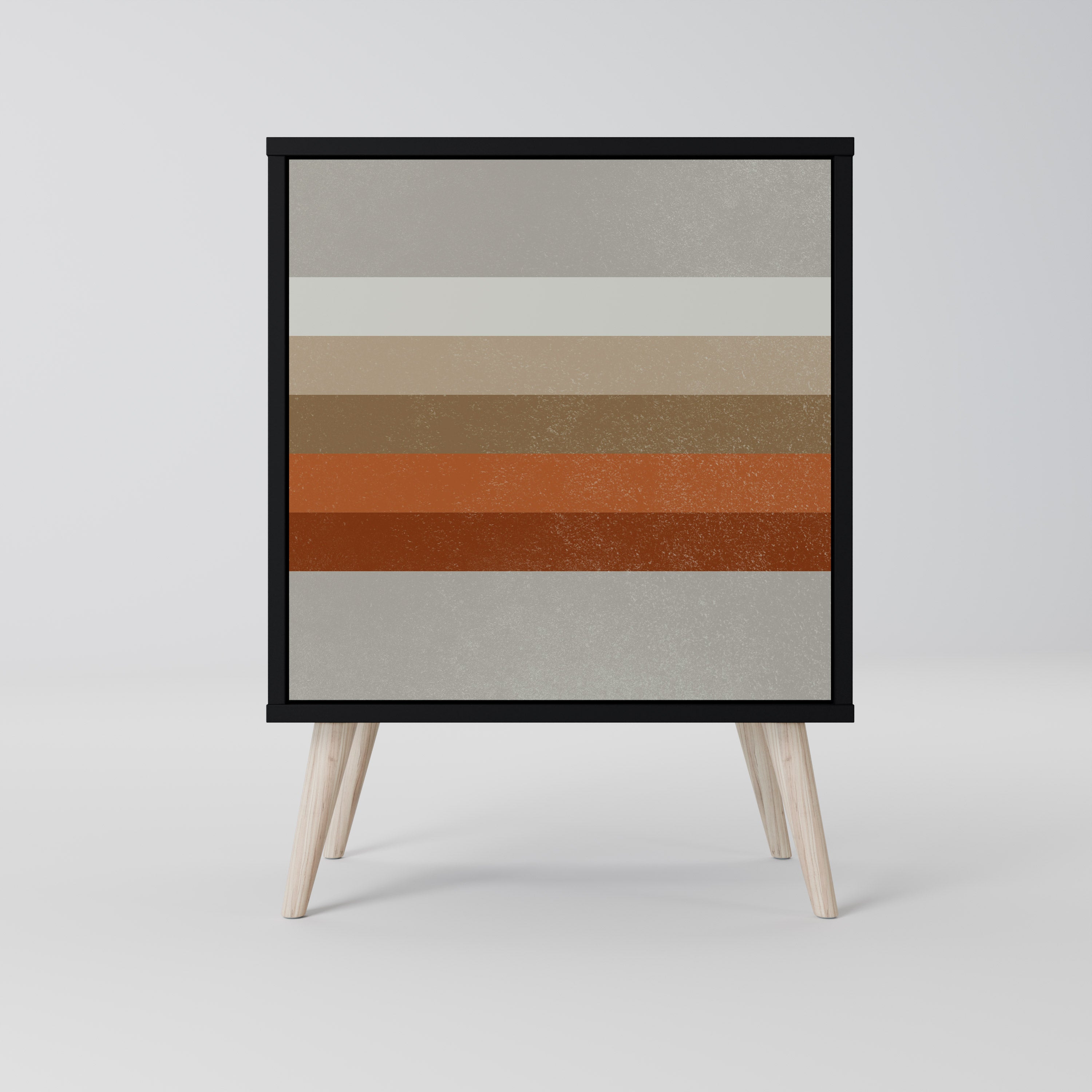 PECULIAR TRAIL Sideboard mit 1 Tür in Schwarz