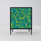 NOSTALGIC MEMORIES Sideboard mit 1 Tür in Schwarz