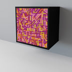 LOVELY MEMORIES Sideboard mit 1 Tür in Schwarz