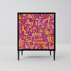 LOVELY MEMORIES Sideboard mit 1 Tür in Schwarz