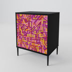 LOVELY MEMORIES Sideboard mit 1 Tür in Schwarz