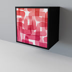 KALEIDOSCOPIC CUBISM Sideboard mit 1 Tür in Schwarz
