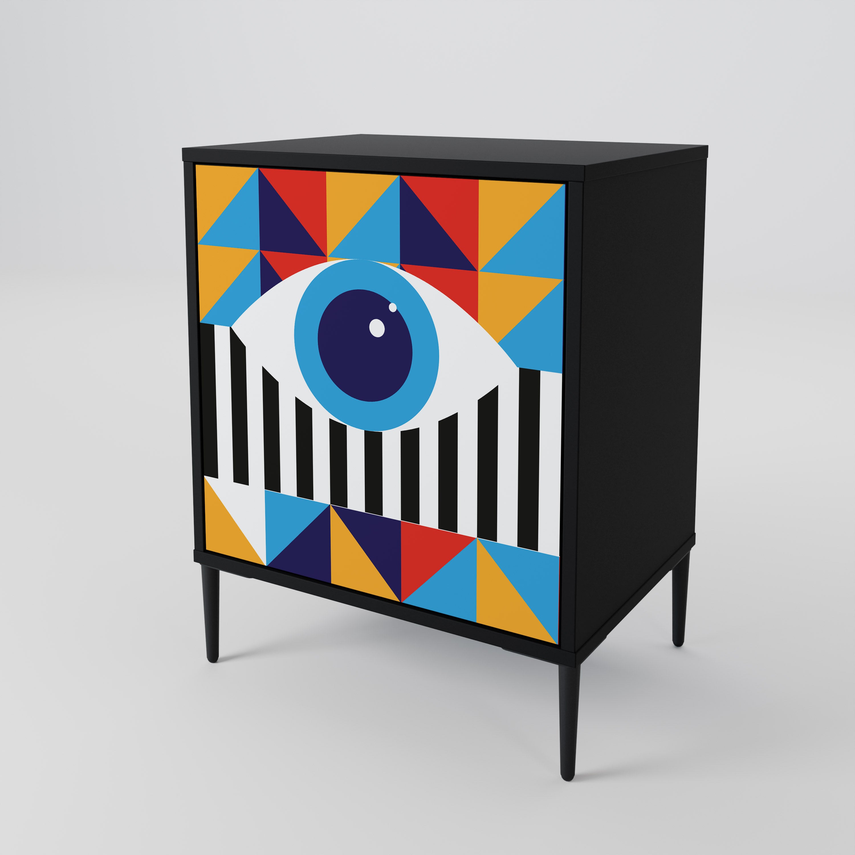 ABSTRACTION AND GEOMETRY 1-Door Sideboard