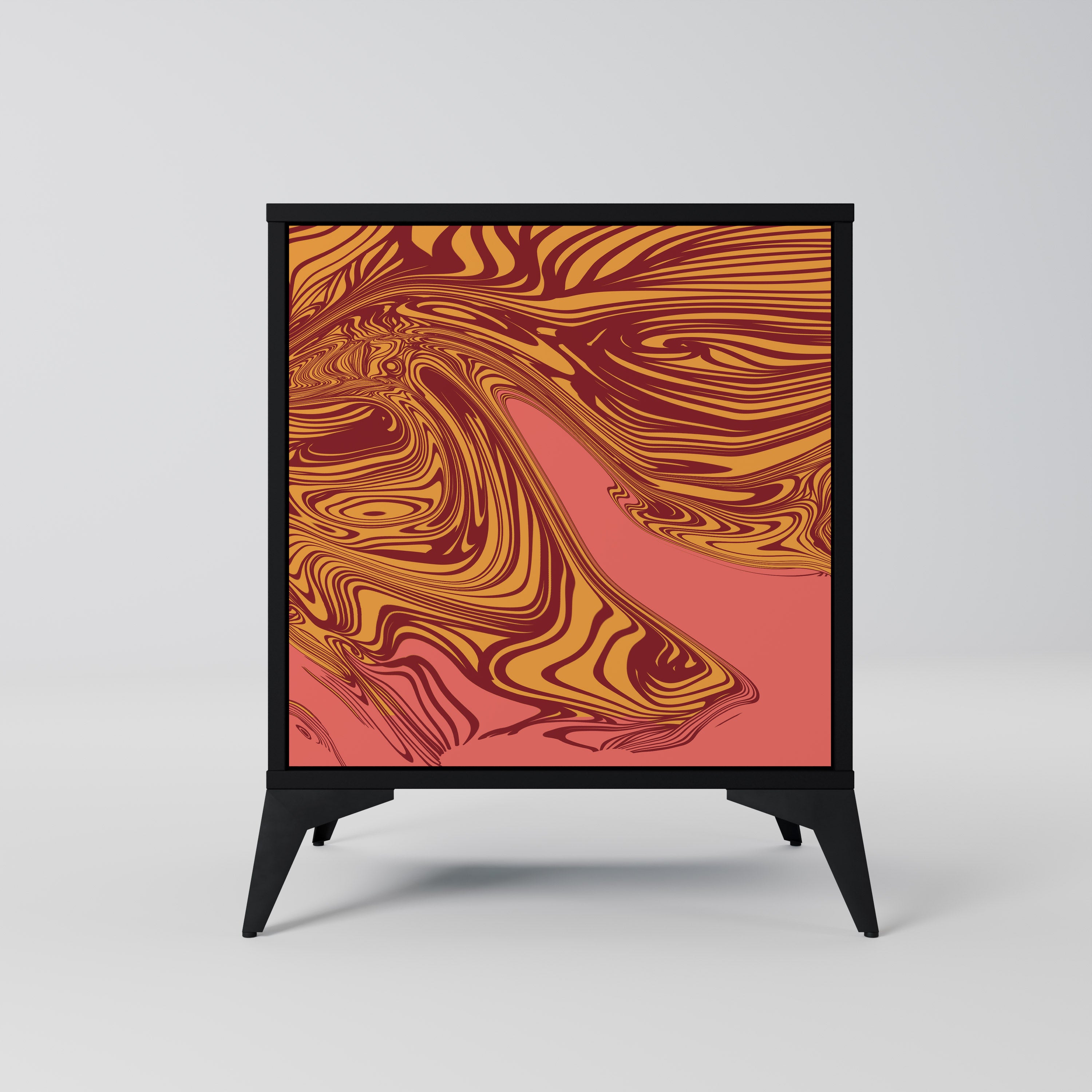 FLOATING THOUGHTS Sideboard mit 1 Tür in Schwarz