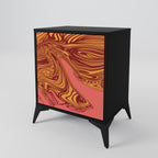 FLOATING THOUGHTS Sideboard mit 1 Tür in Schwarz