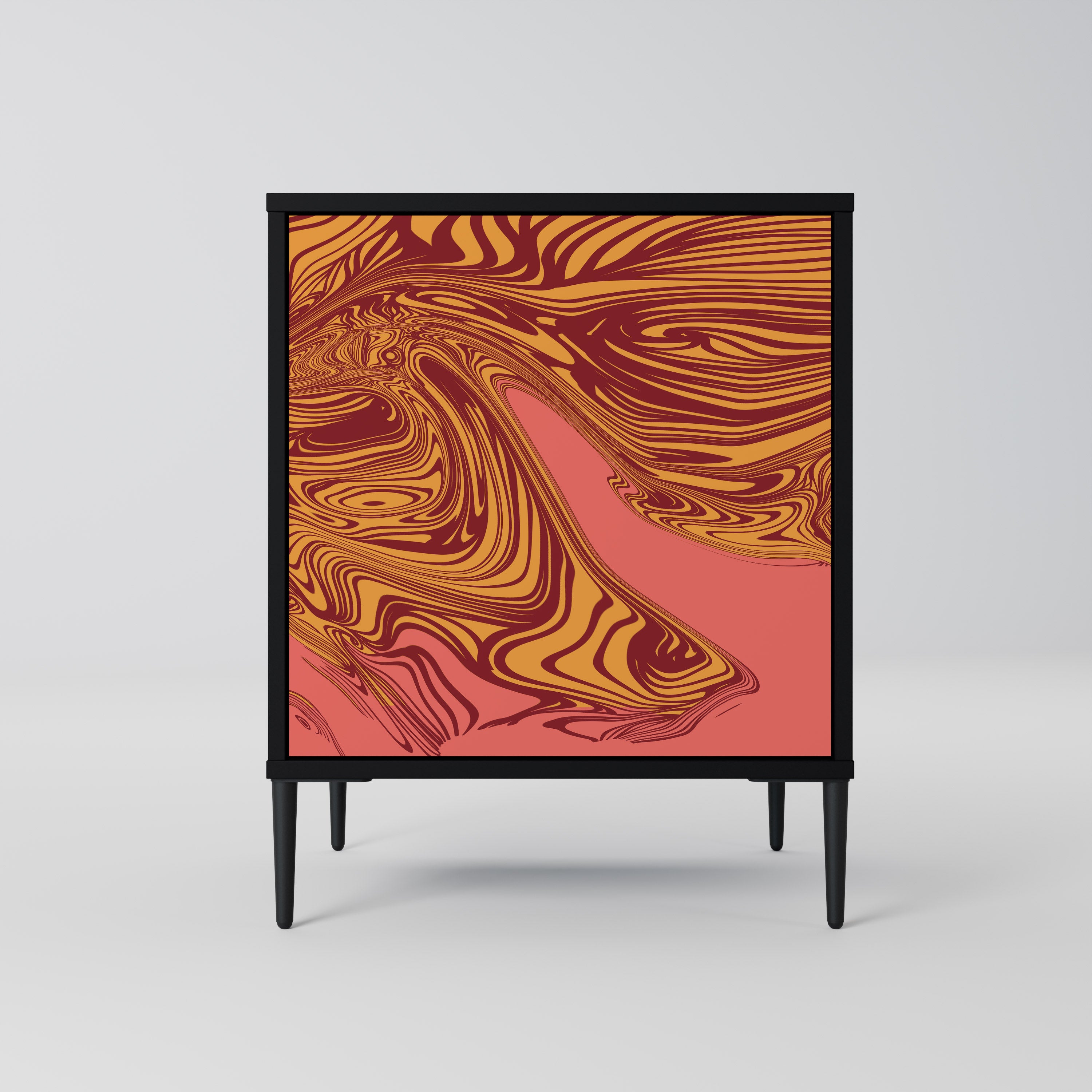 FLOATING THOUGHTS Sideboard mit 1 Tür in Schwarz