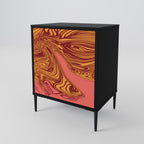 FLOATING THOUGHTS Sideboard mit 1 Tür in Schwarz