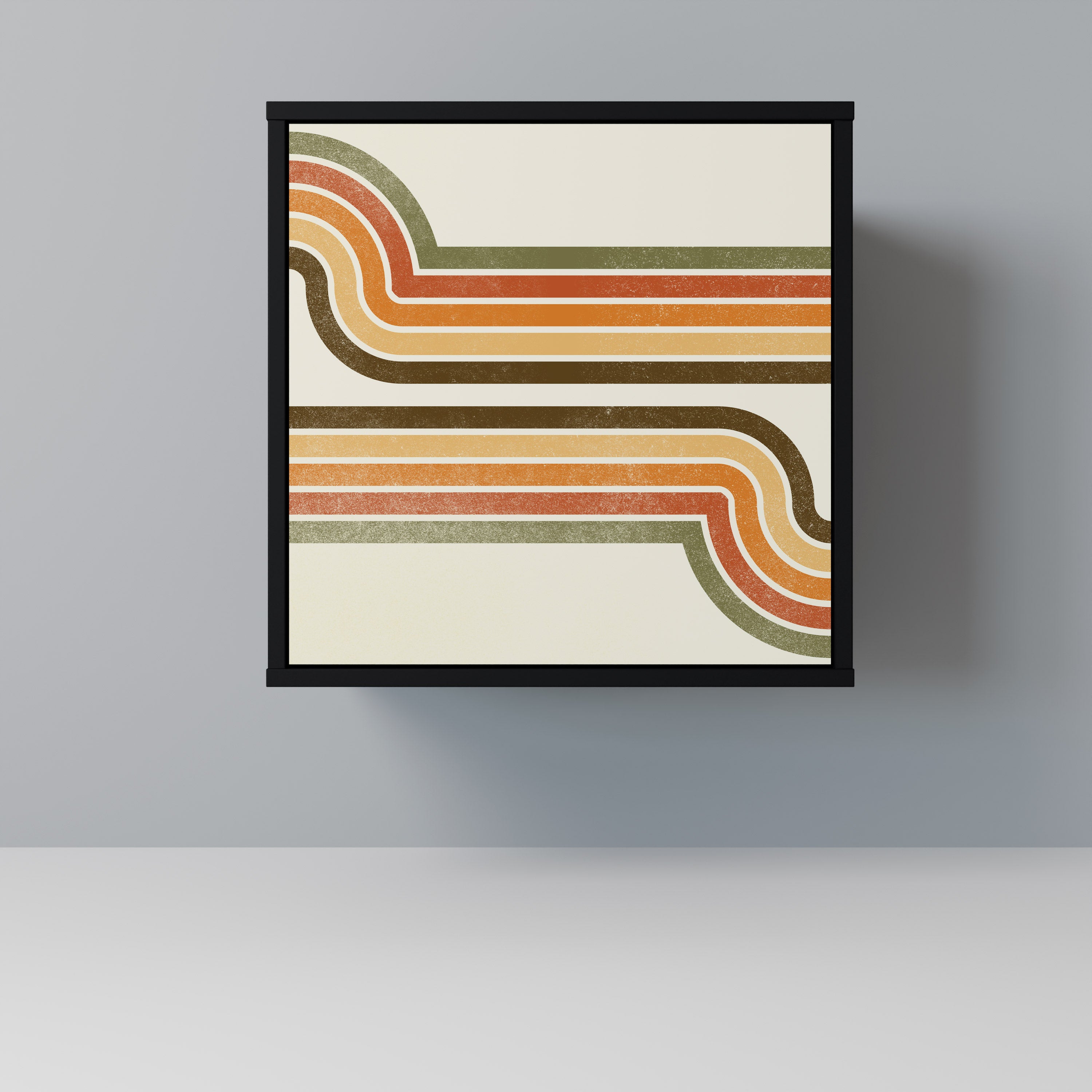 EXCEPTIONAL STREAM Sideboard mit 1 Tür in Schwarz