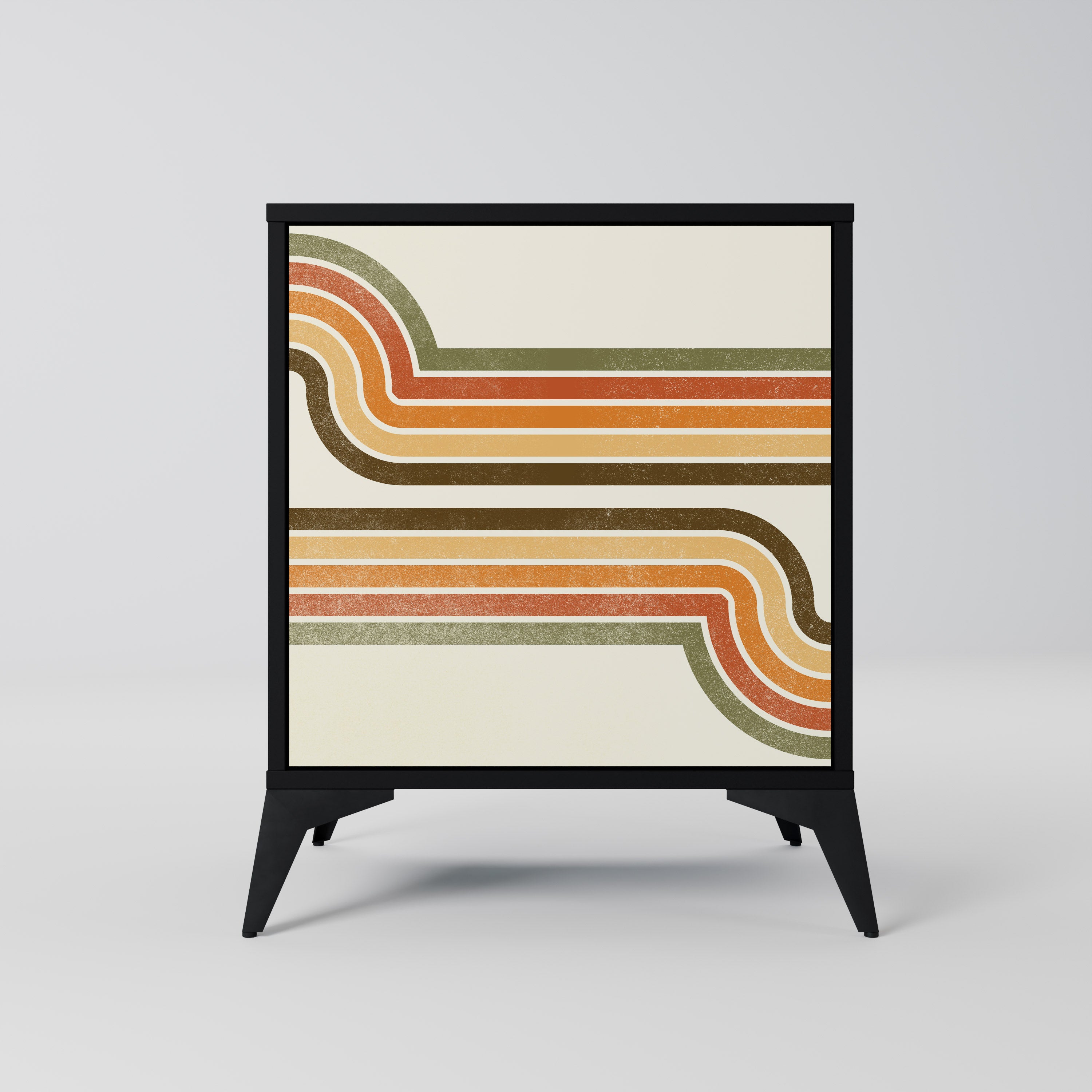 EXCEPTIONAL STREAM Sideboard mit 1 Tür in Schwarz