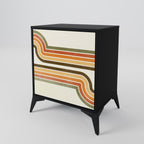 EXCEPTIONAL STREAM Sideboard mit 1 Tür in Schwarz