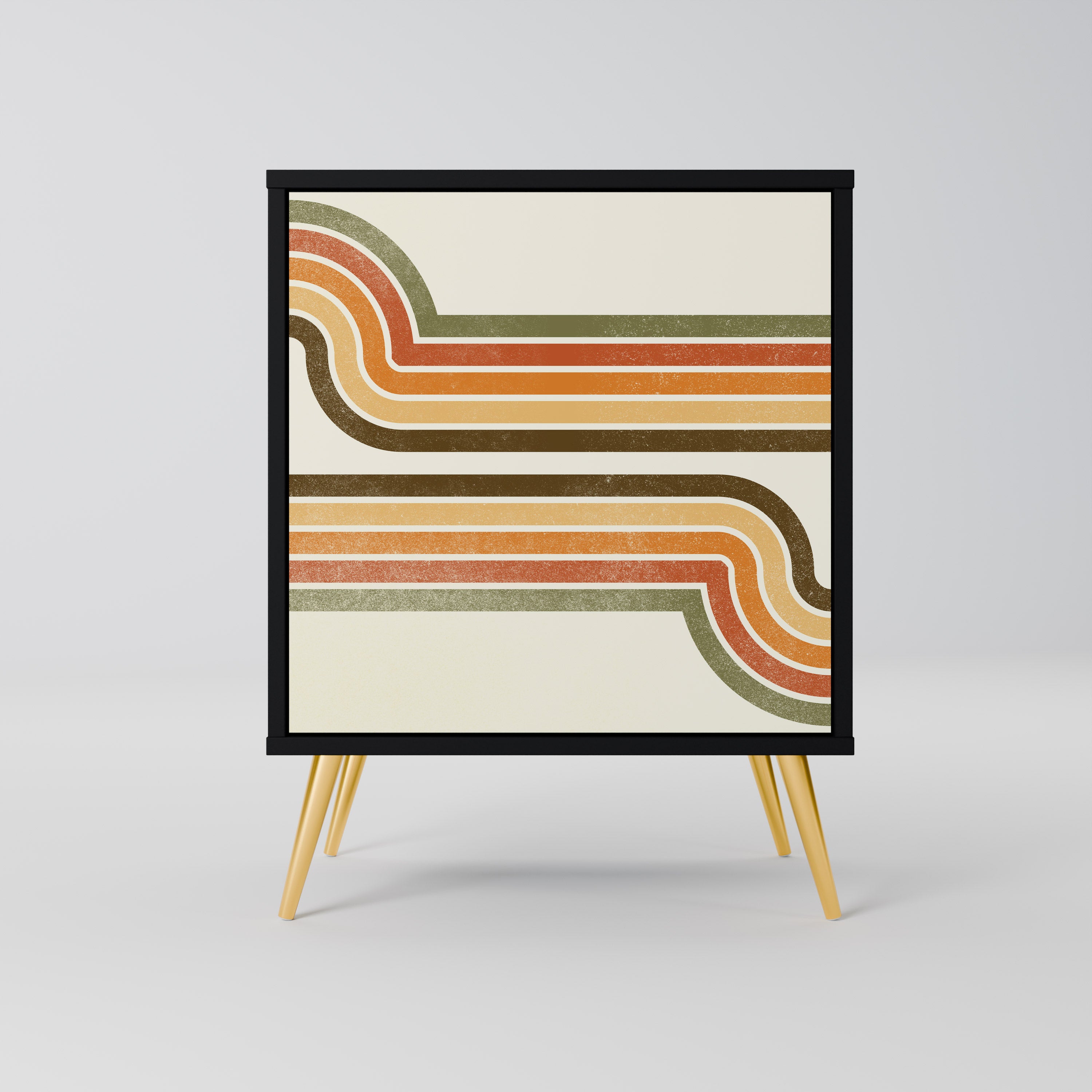 EXCEPTIONAL STREAM Sideboard mit 1 Tür in Schwarz