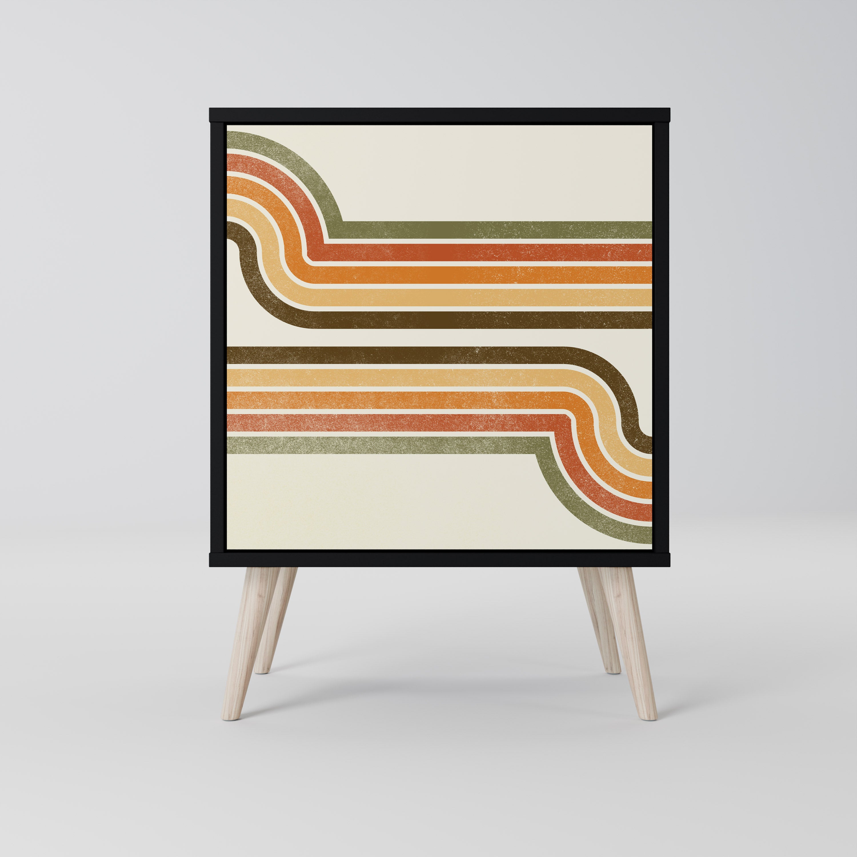 EXCEPTIONAL STREAM Sideboard mit 1 Tür in Schwarz