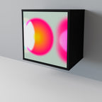 SYMPHONY OF COLORS Sideboard mit 1 Tür in Schwarz