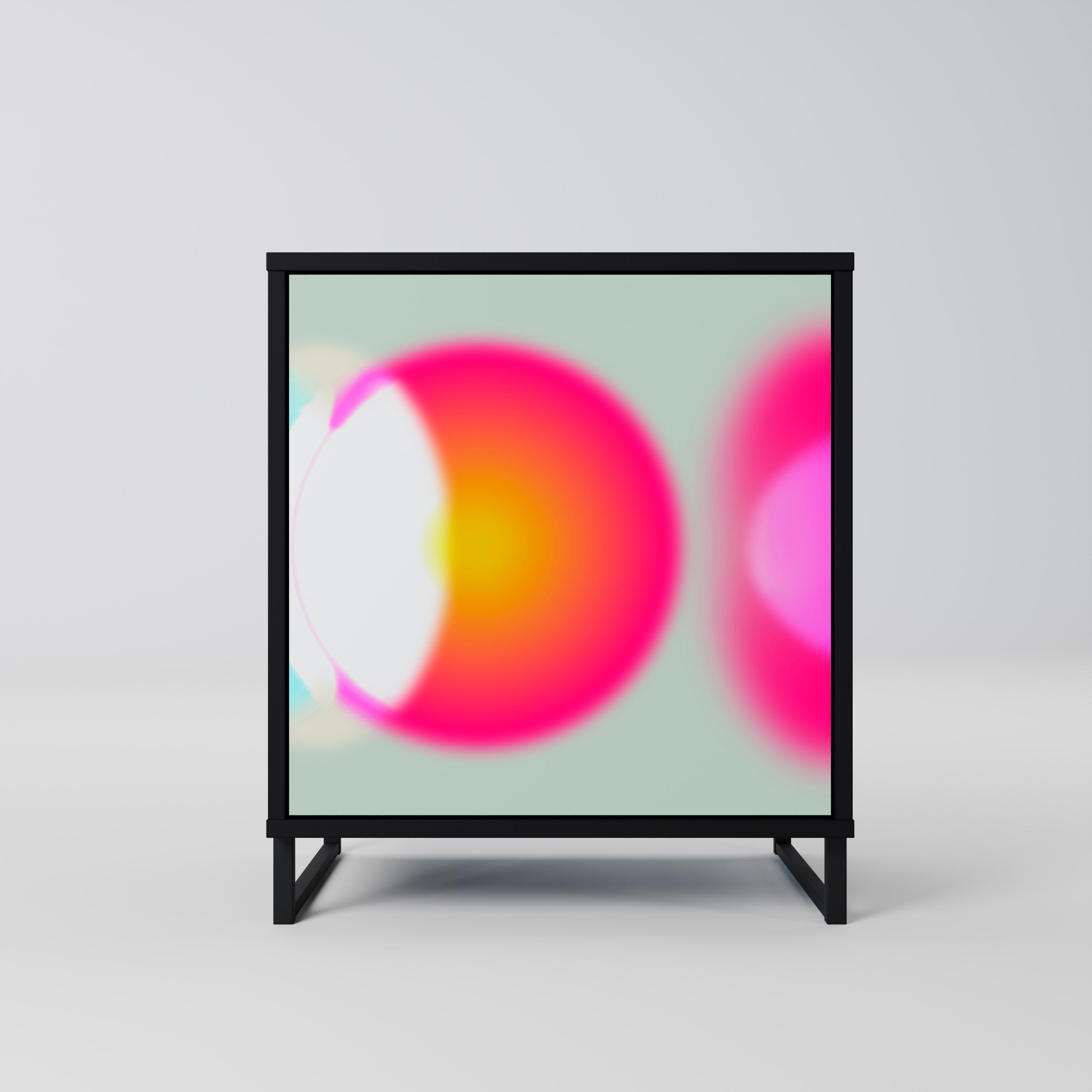 SYMPHONY OF COLORS Sideboard mit 1 Tür in Schwarz