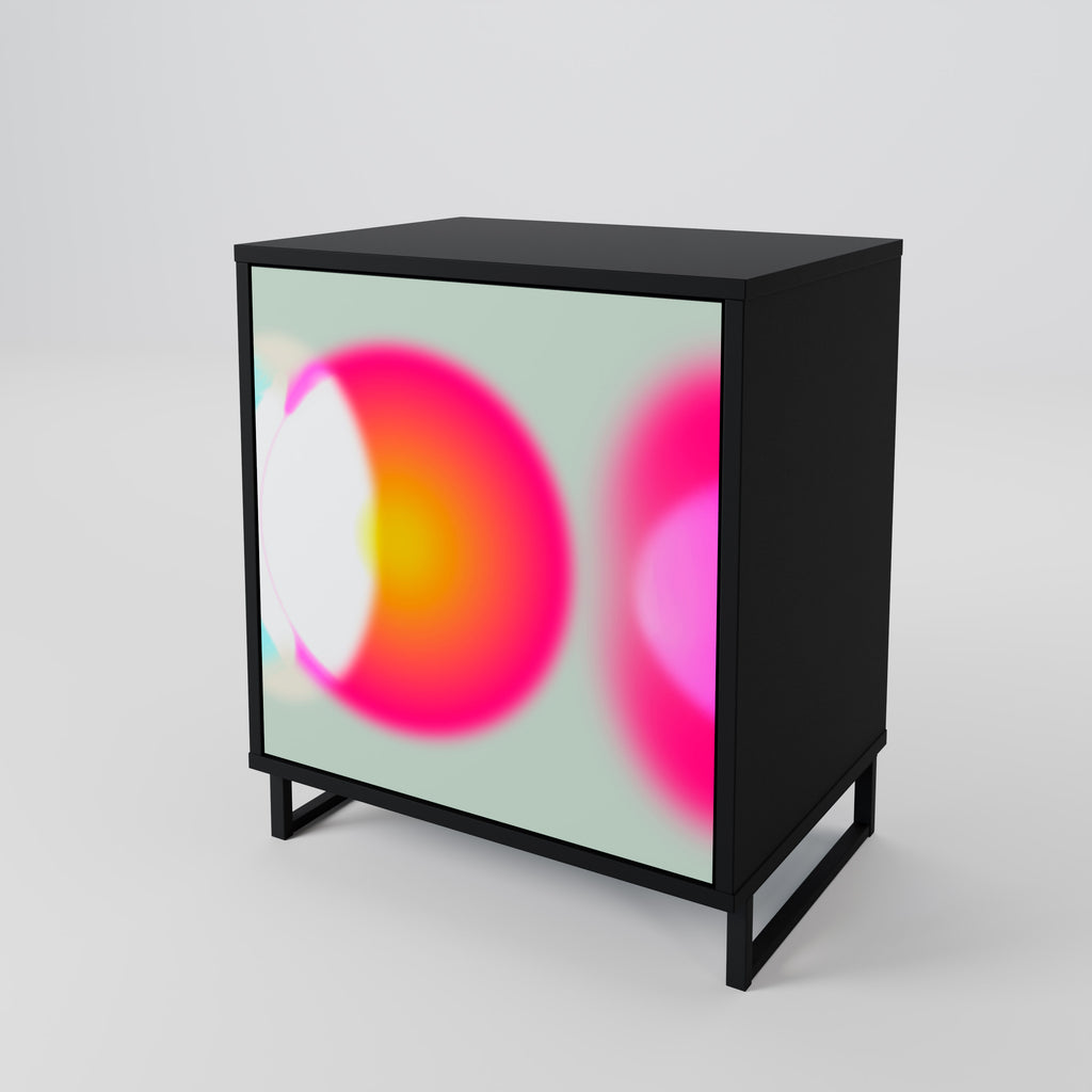 SYMPHONY OF COLORS Sideboard mit 1 Tür in Schwarz