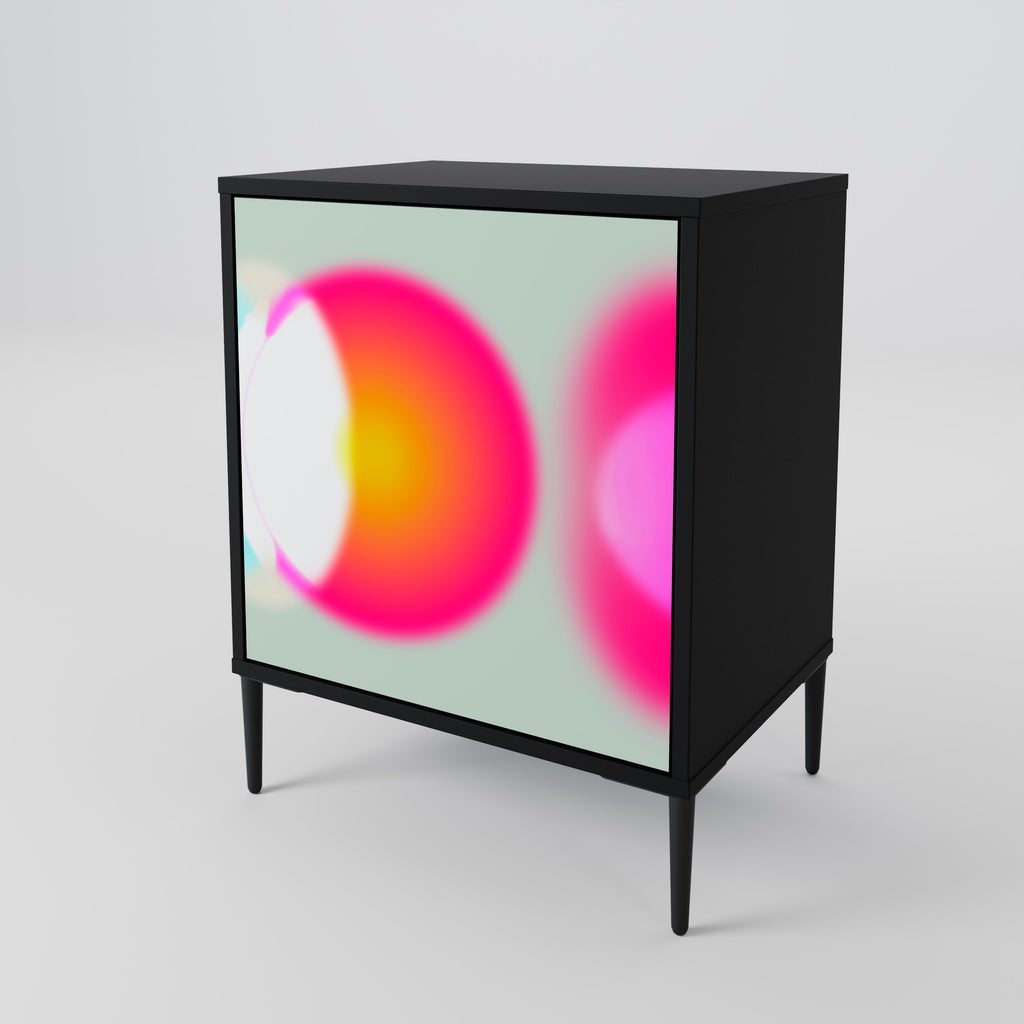 SYMPHONY OF COLORS Sideboard mit 1 Tür in Schwarz