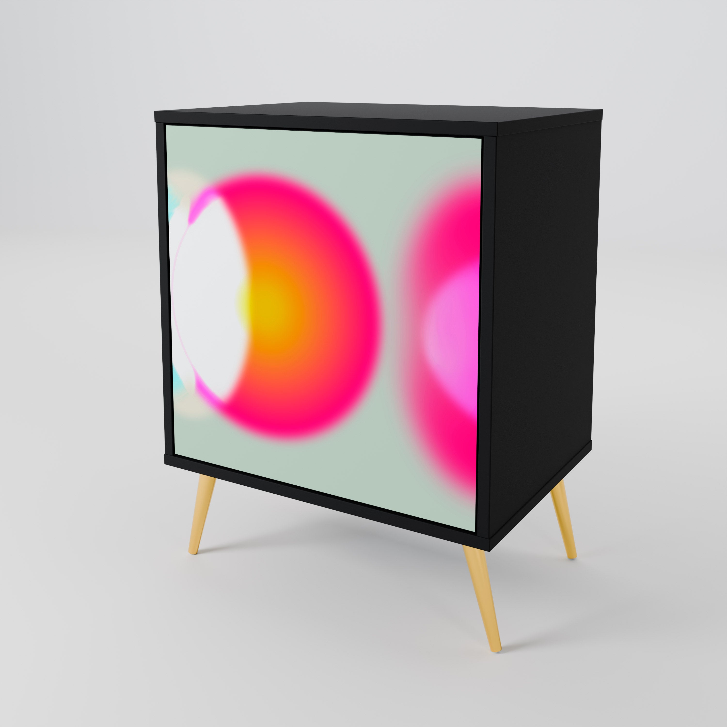 SYMPHONY OF COLORS Sideboard mit 1 Tür in Schwarz