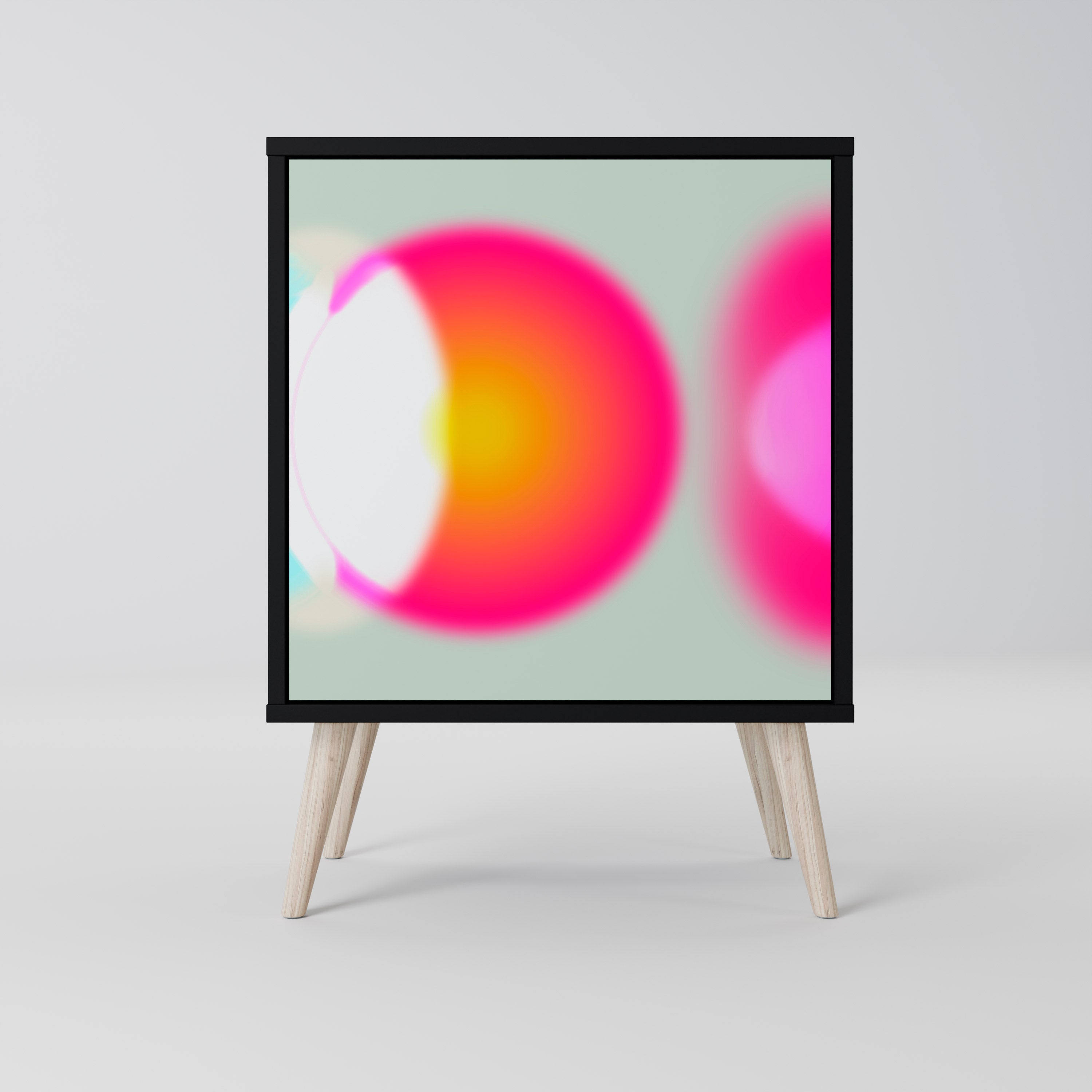 SYMPHONY OF COLORS Sideboard mit 1 Tür in Schwarz