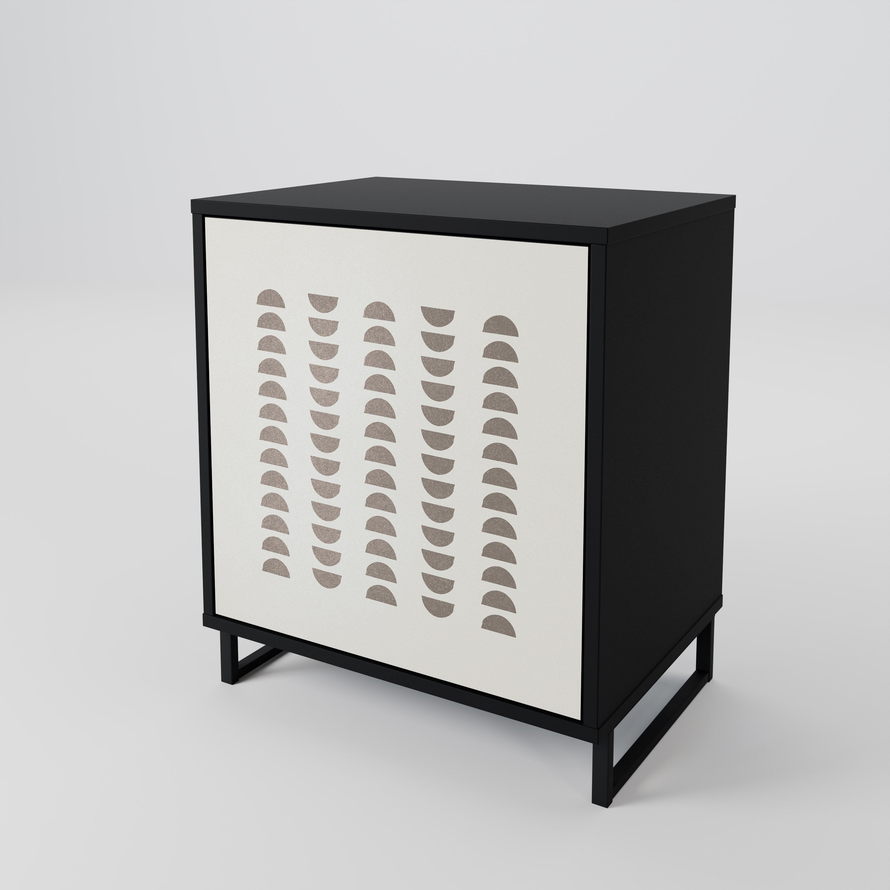 HARMONY ESSENCE Sideboard mit 1 Tür in Schwarz