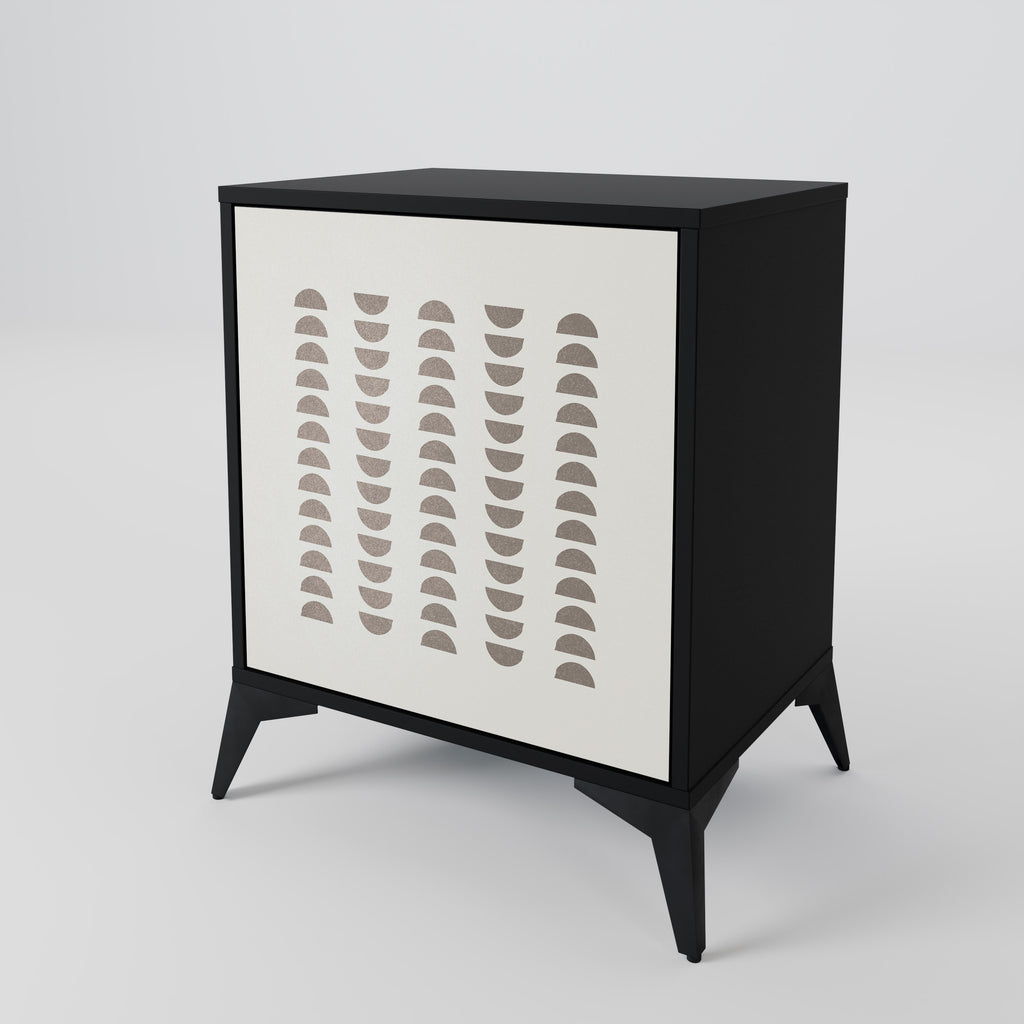 HARMONY ESSENCE Sideboard mit 1 Tür in Schwarz