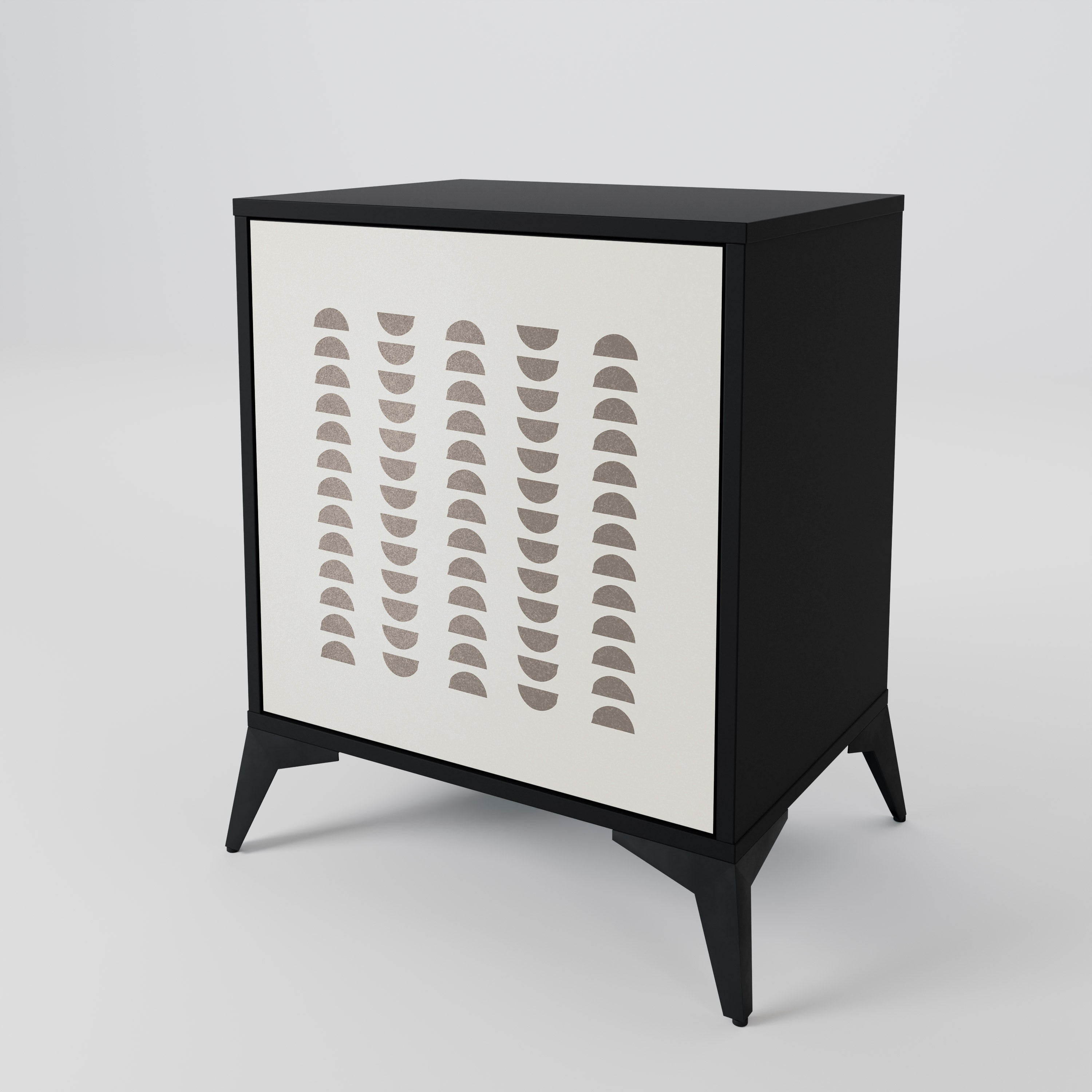 HARMONY ESSENCE Sideboard mit 1 Tür in Schwarz