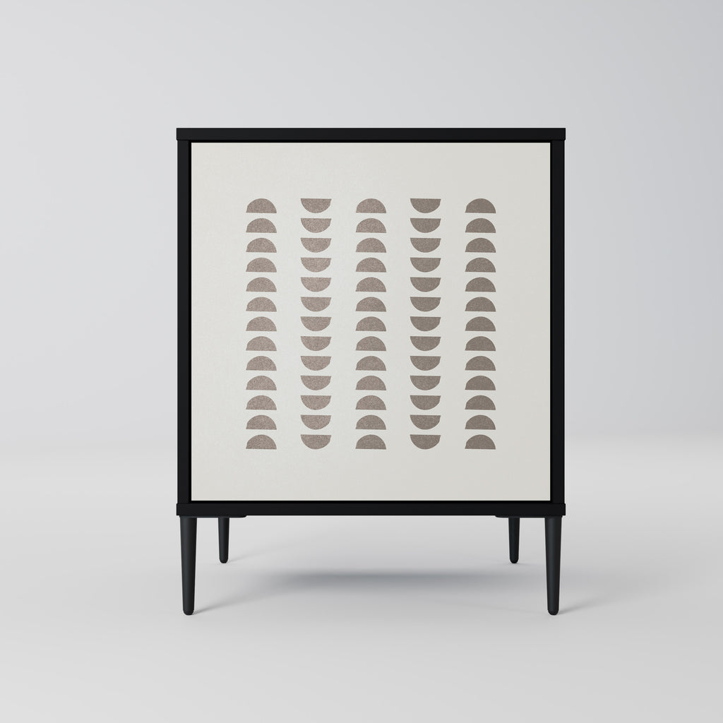 HARMONY ESSENCE Sideboard mit 1 Tür in Schwarz