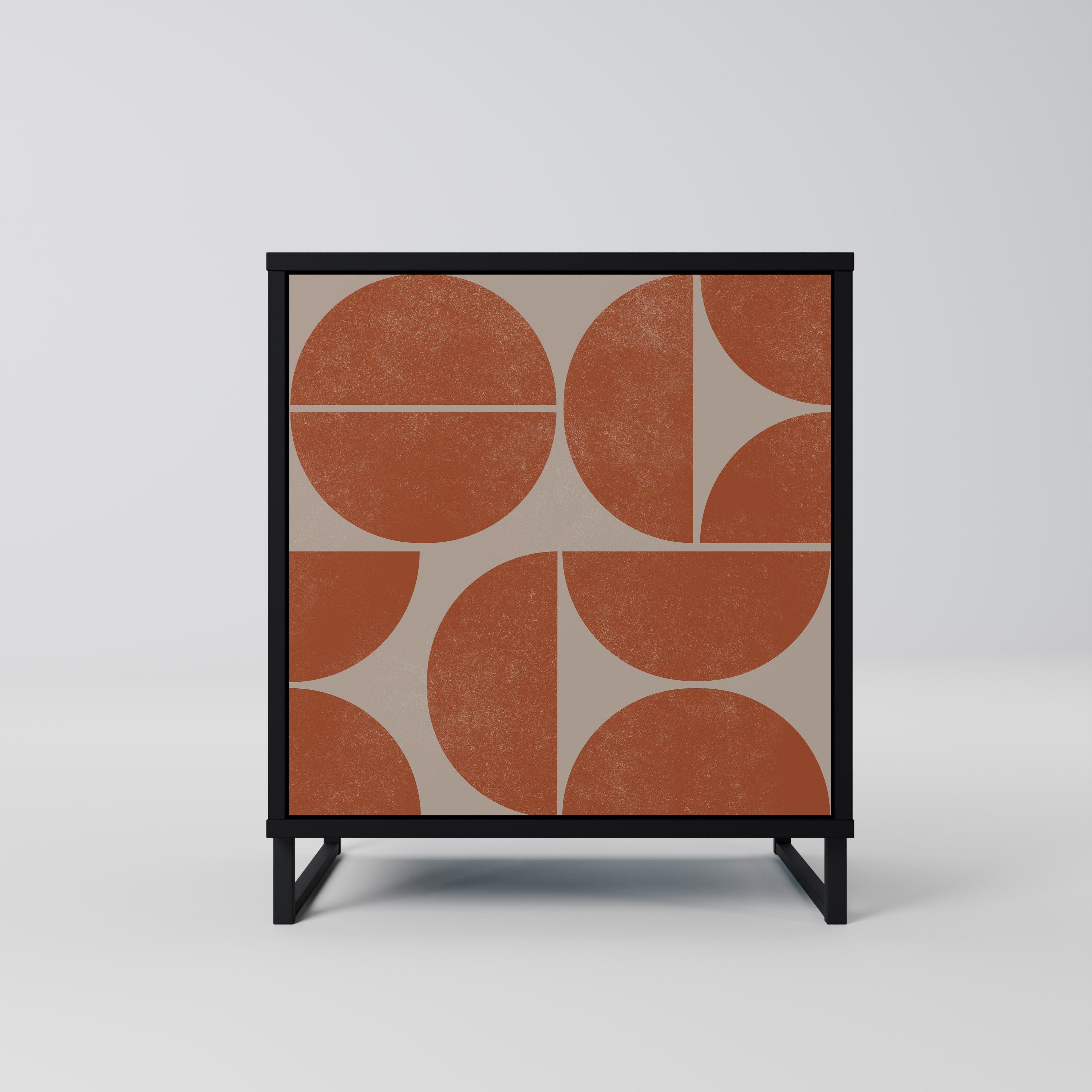 REPETITION COMPULSION Sideboard mit 1 Tür in Schwarz