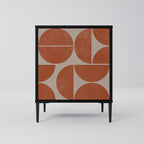 REPETITION COMPULSION Sideboard mit 1 Tür in Schwarz