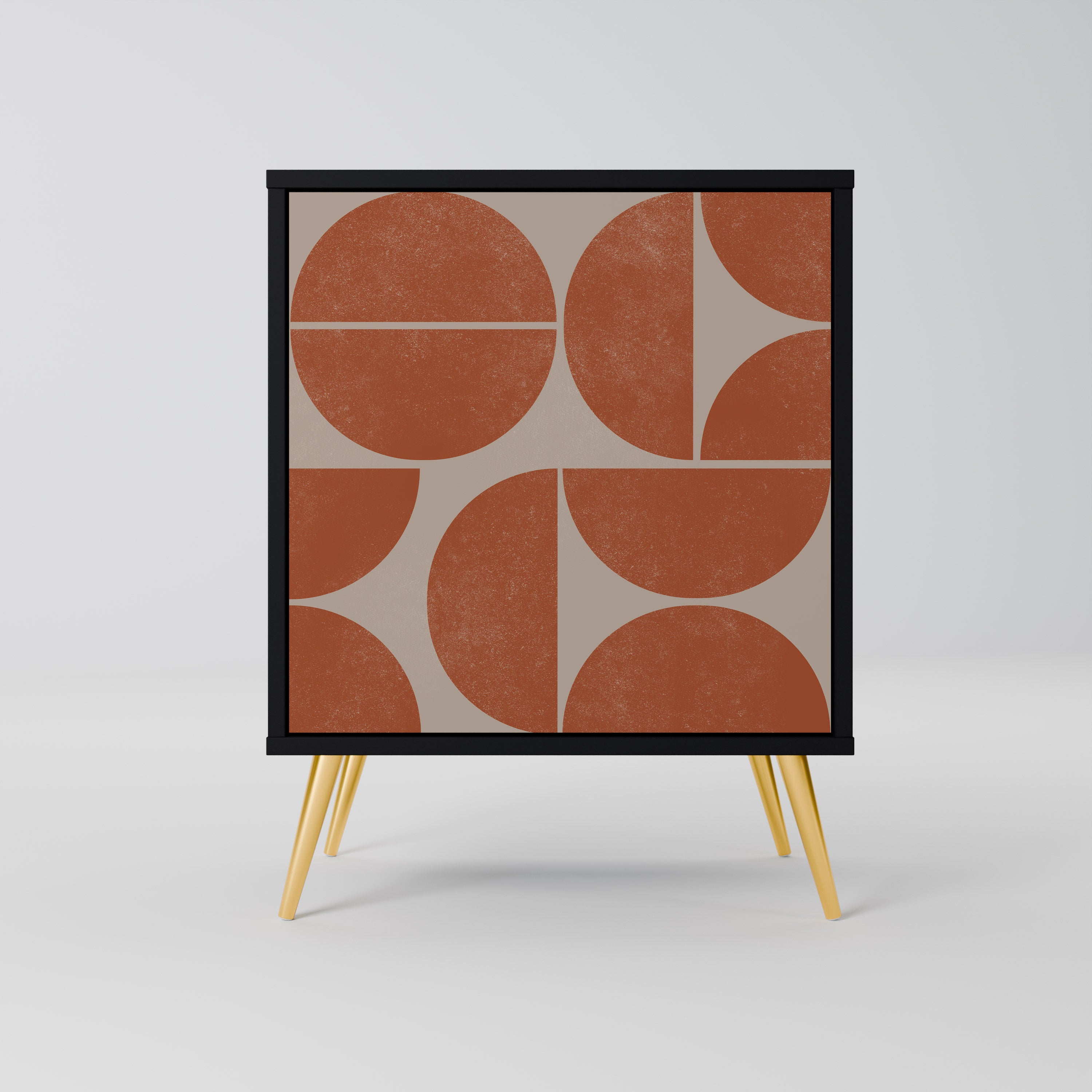 REPETITION COMPULSION Sideboard mit 1 Tür in Schwarz