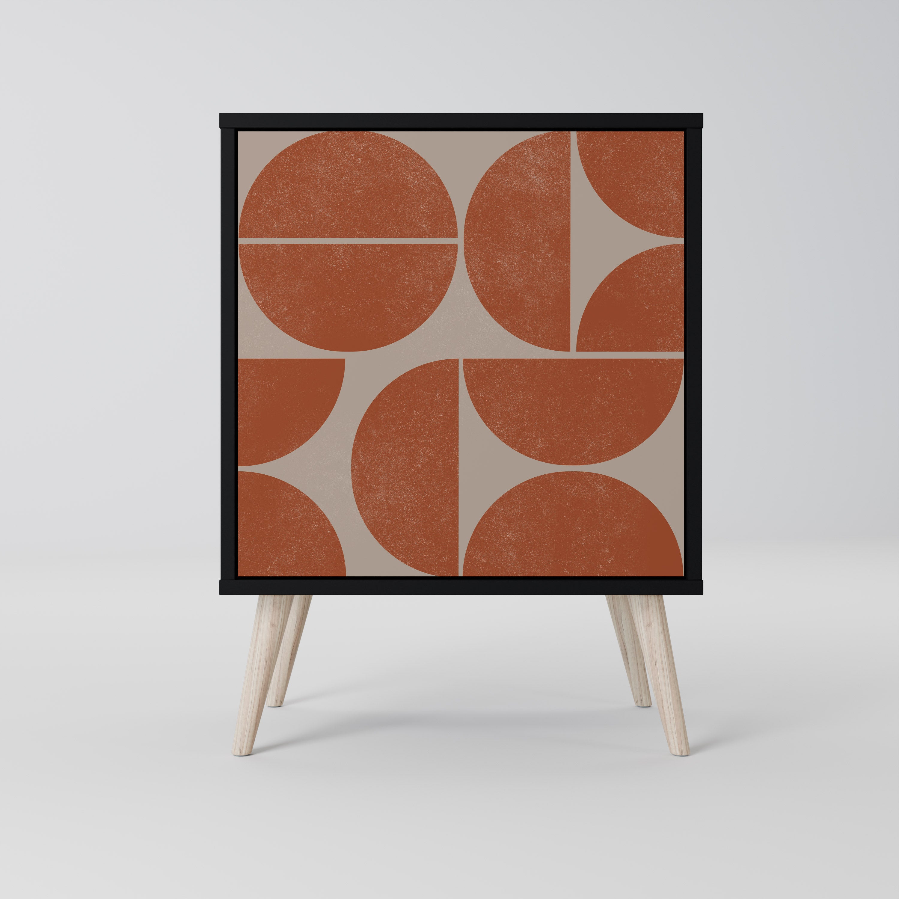 REPETITION COMPULSION Sideboard mit 1 Tür in Schwarz