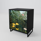 VIRGIN FOREST WITH SUNSET Sideboard mit 1 Tür in Schwarz
