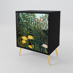 VIRGIN FOREST WITH SUNSET Sideboard mit 1 Tür in Schwarz