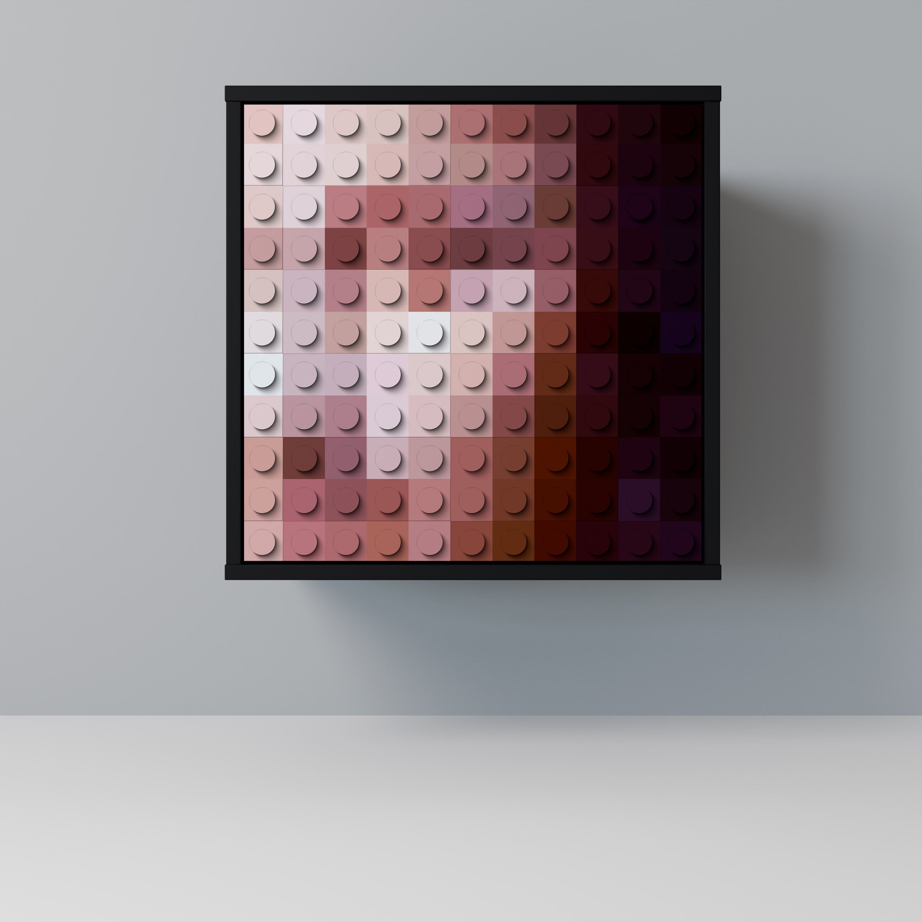 CONSTRUCTIVE ART Sideboard mit 1 Tür in Schwarz