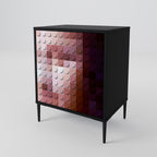 CONSTRUCTIVE ART Sideboard mit 1 Tür in Schwarz