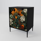 MIDNIGHT SPROUT Sideboard mit 1 Tür in Schwarz