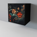 IMAGINARY BLOSSOM Sideboard mit 1 Tür in Schwarz