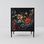IMAGINARY BLOSSOM Sideboard mit 1 Tür in Schwarz