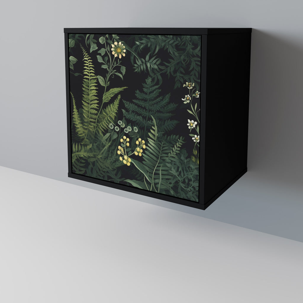 FERN FLOWERS Sideboard mit 1 Tür in Schwarz