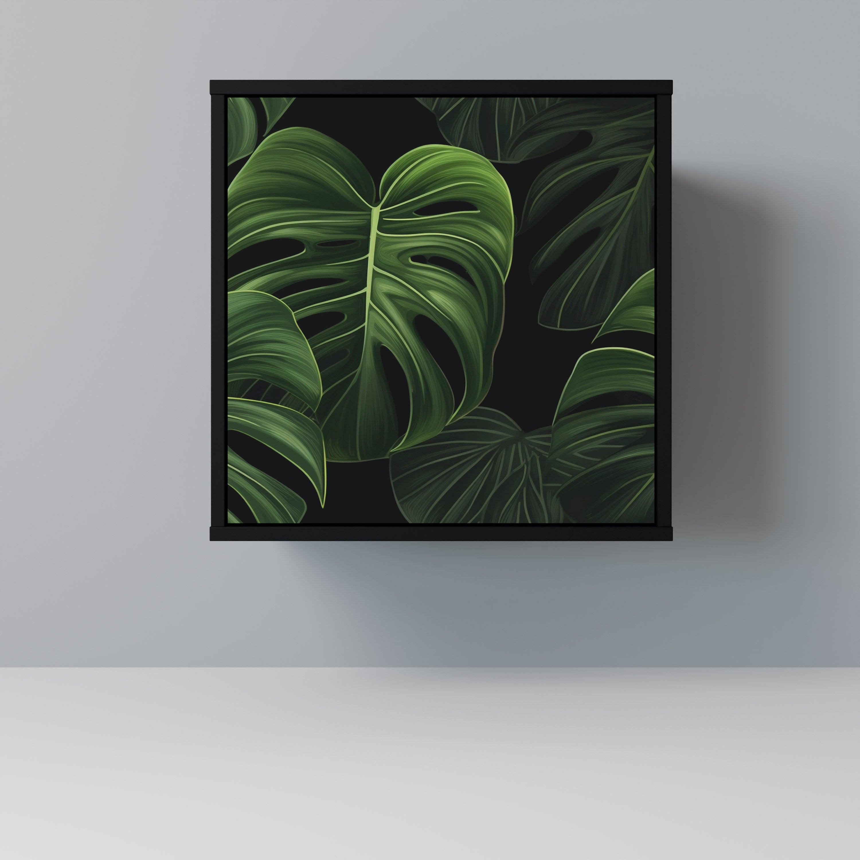 INFINITE MONSTERA Sideboard mit 1 Tür in Schwarz