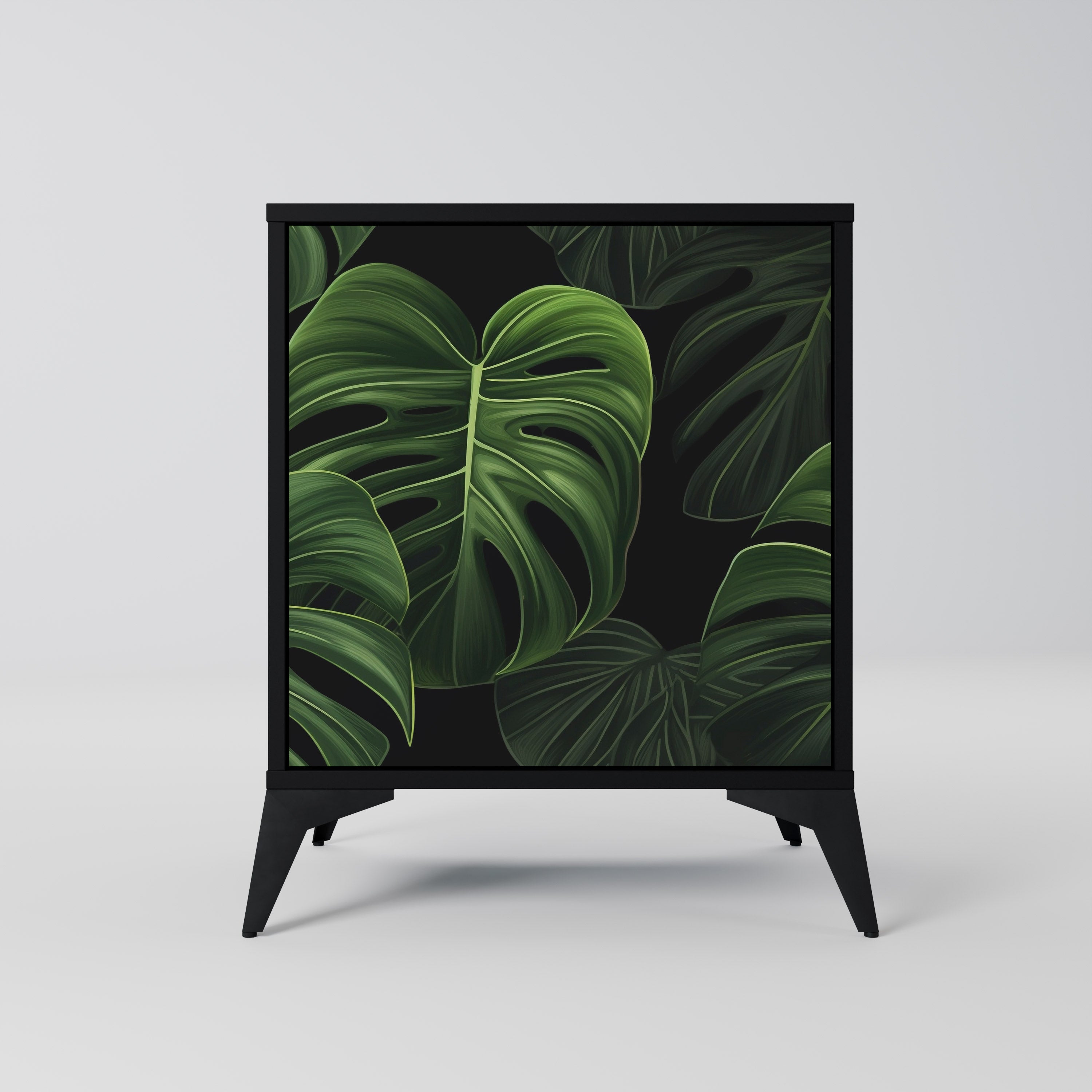 INFINITE MONSTERA Sideboard mit 1 Tür in Schwarz