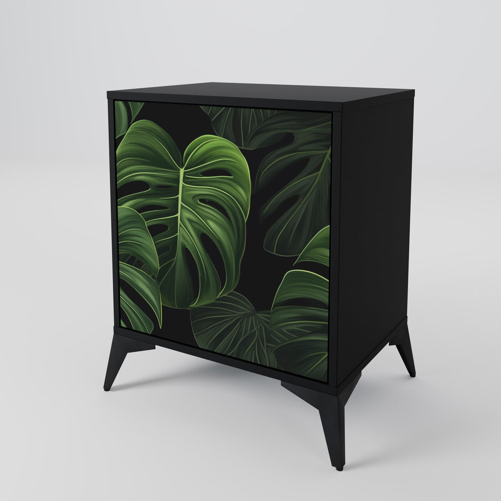 INFINITE MONSTERA Sideboard mit 1 Tür in Schwarz