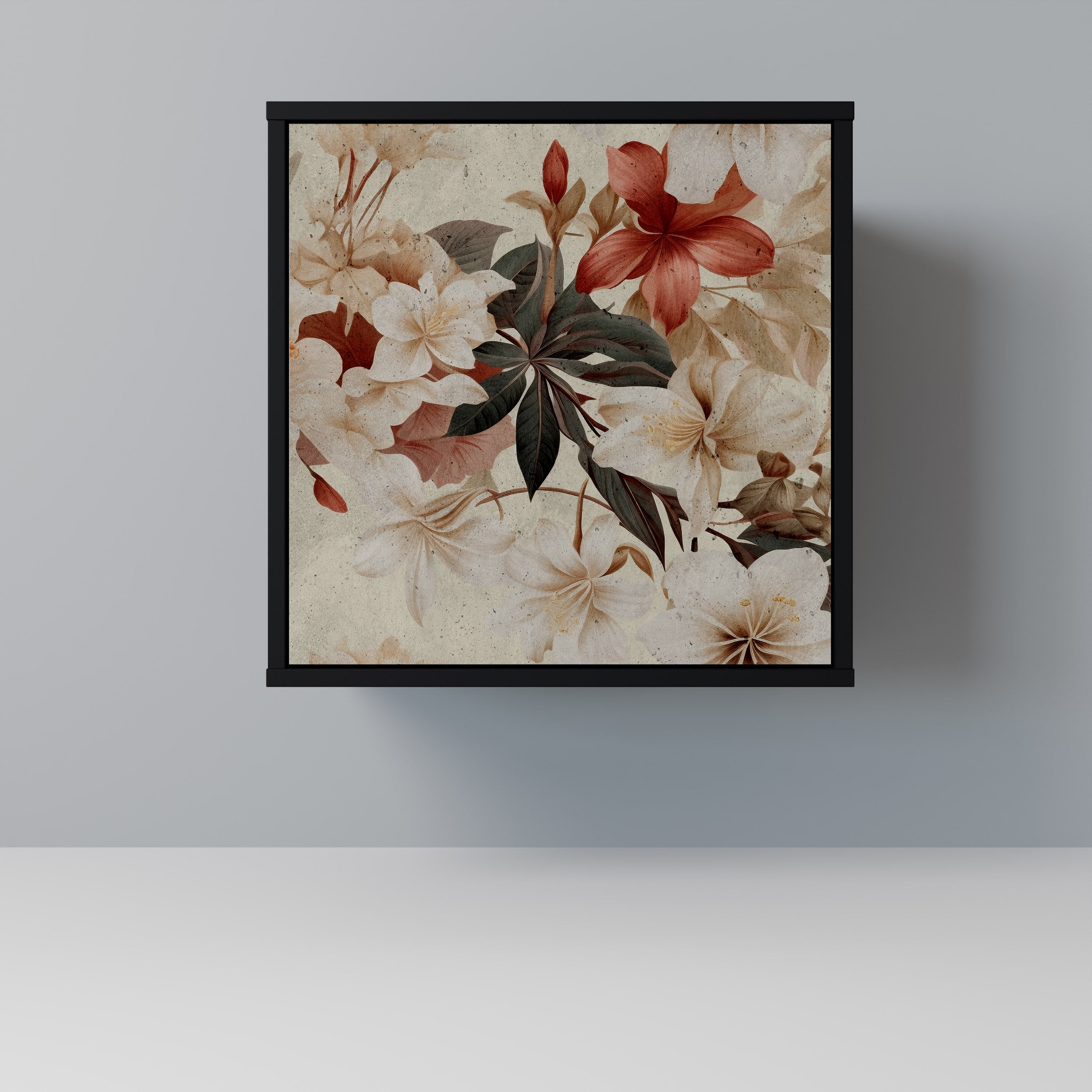 PETAL HARMONY Sideboard mit 1 Tür in Schwarz