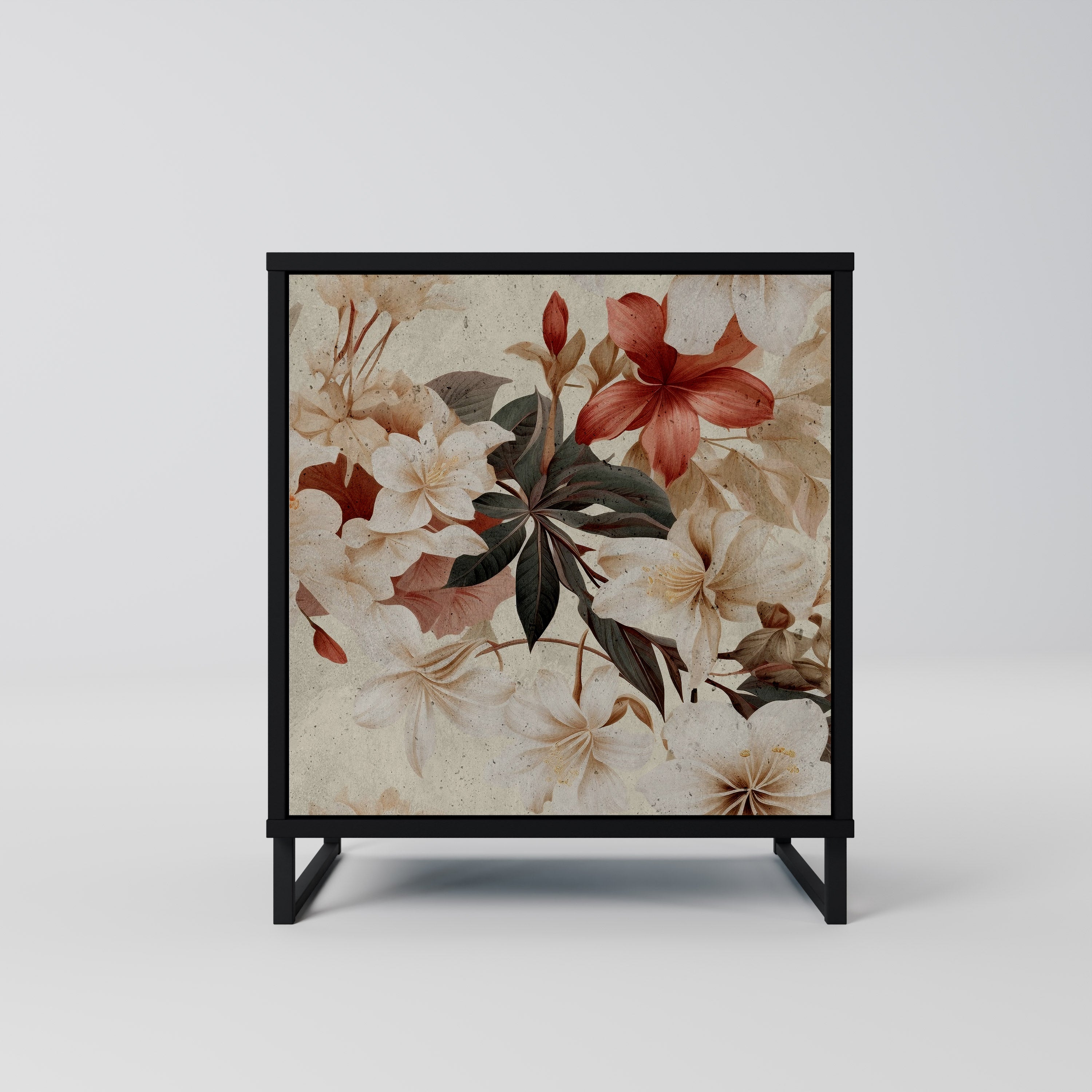 PETAL HARMONY Sideboard mit 1 Tür in Schwarz