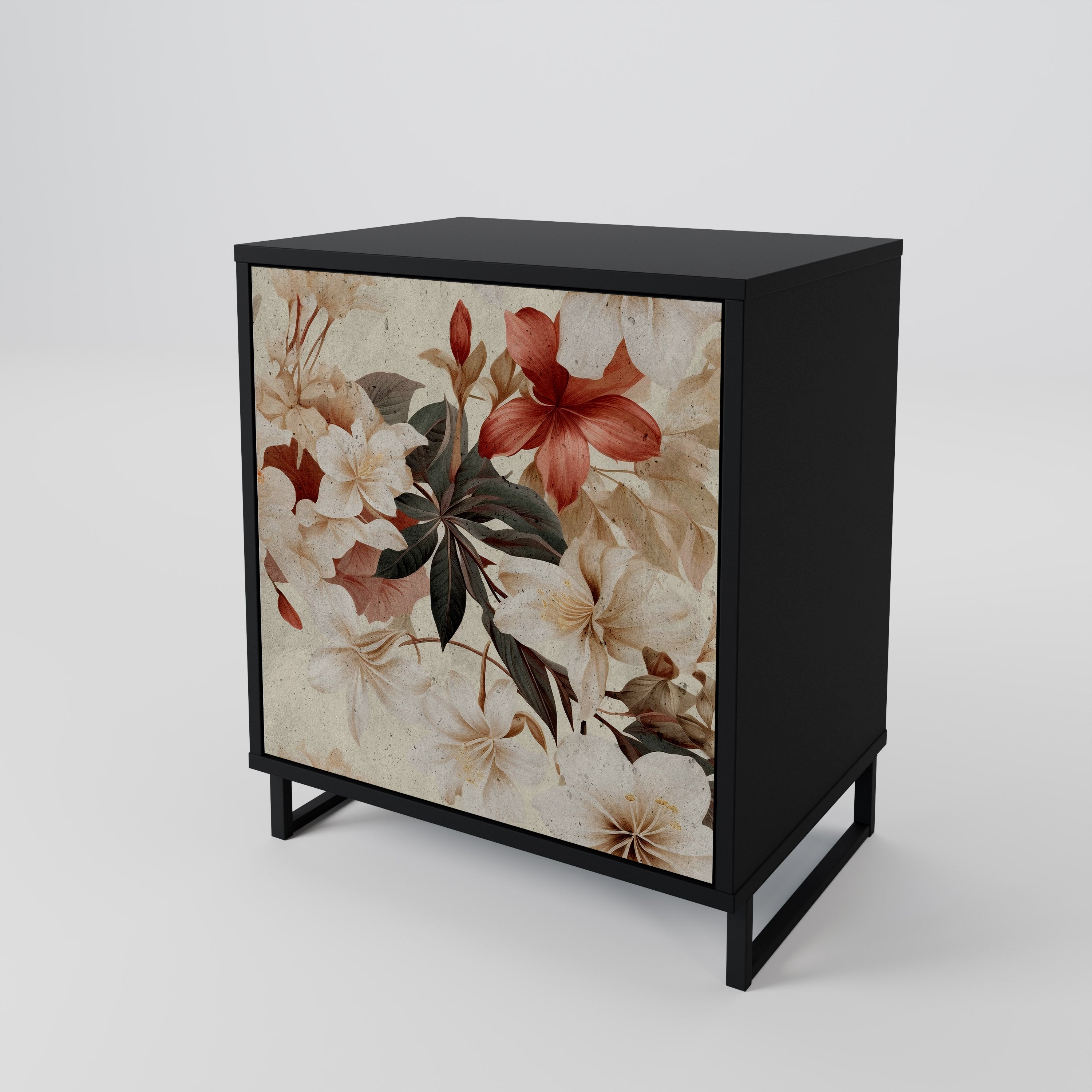 PETAL HARMONY Sideboard mit 1 Tür in Schwarz