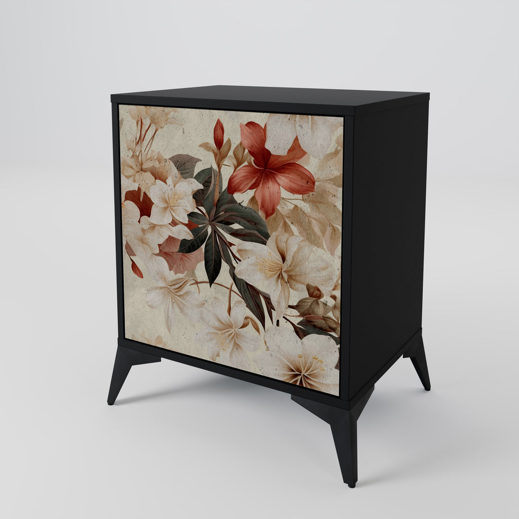 PETAL HARMONY Sideboard mit 1 Tür in Schwarz