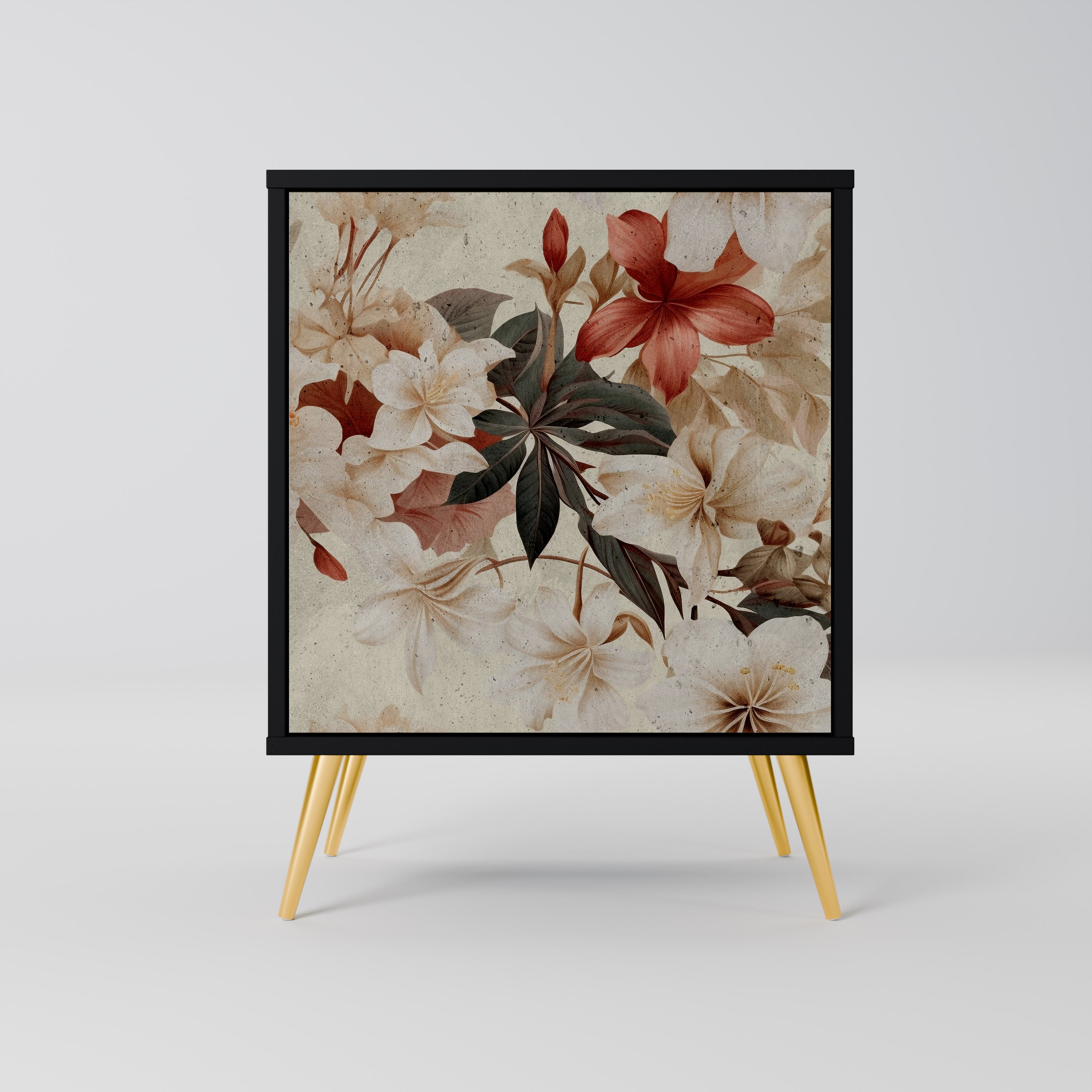 PETAL HARMONY Sideboard mit 1 Tür in Schwarz