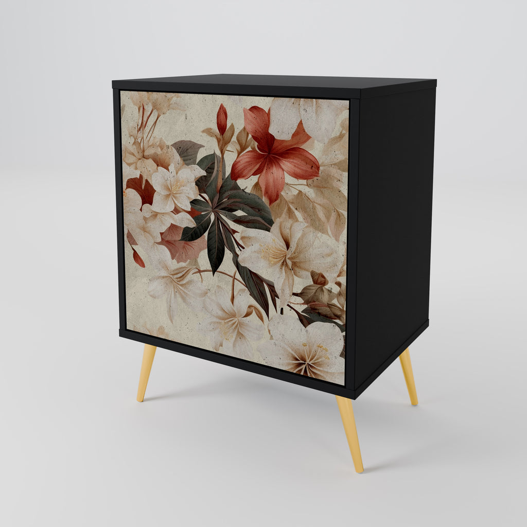 PETAL HARMONY Sideboard mit 1 Tür in Schwarz