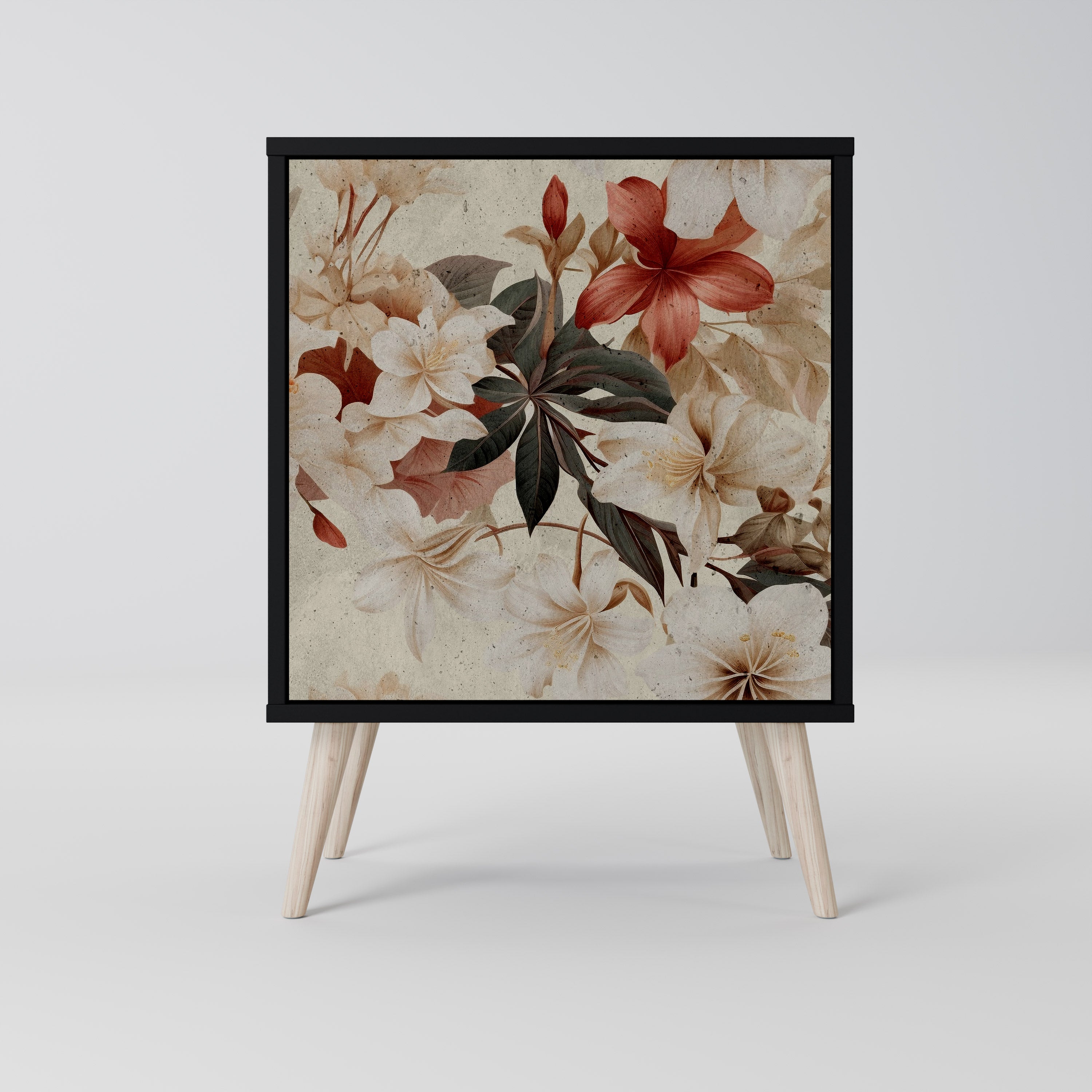 PETAL HARMONY Sideboard mit 1 Tür in Schwarz