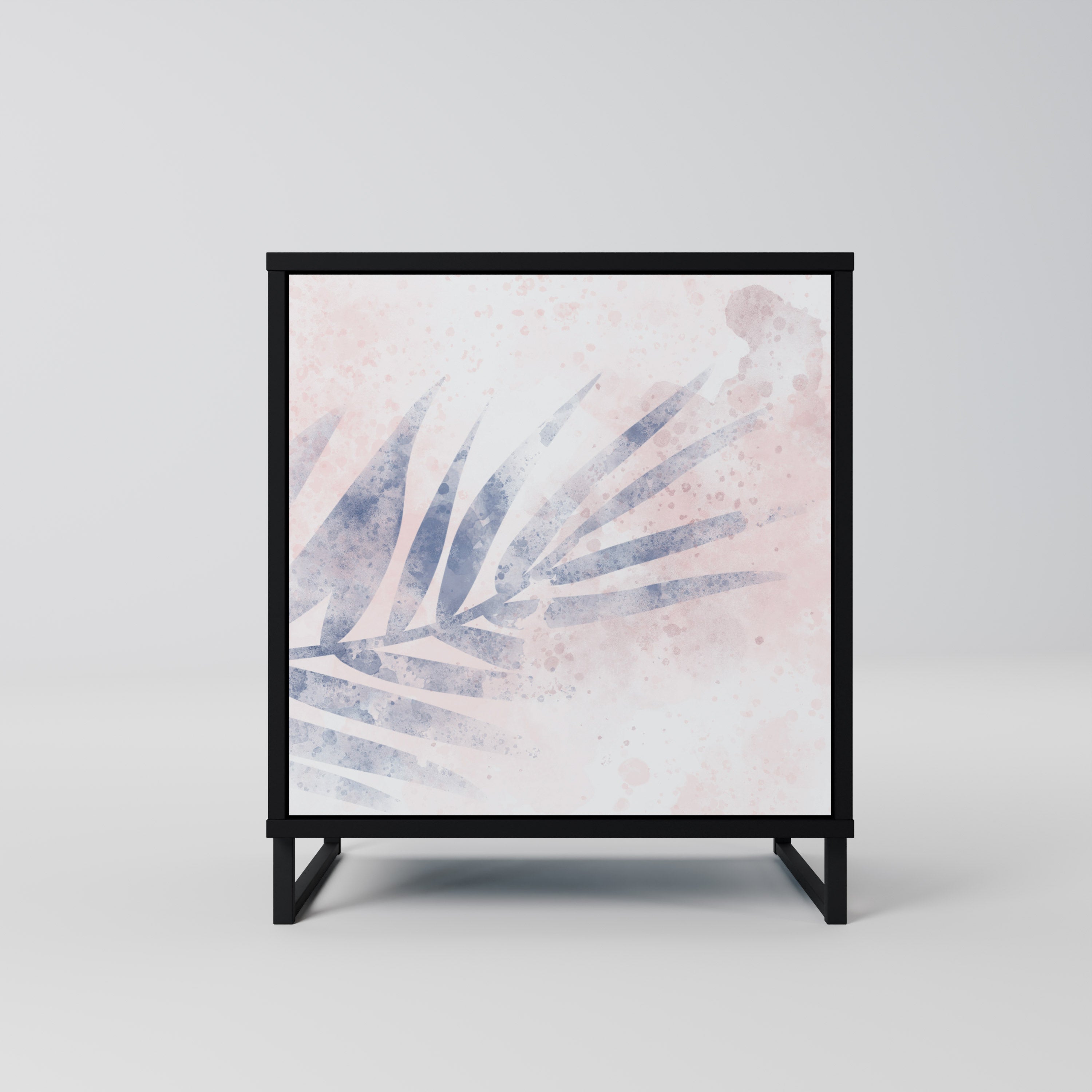 TIMELESS FLOAT Sideboard mit 1 Tür in Schwarz