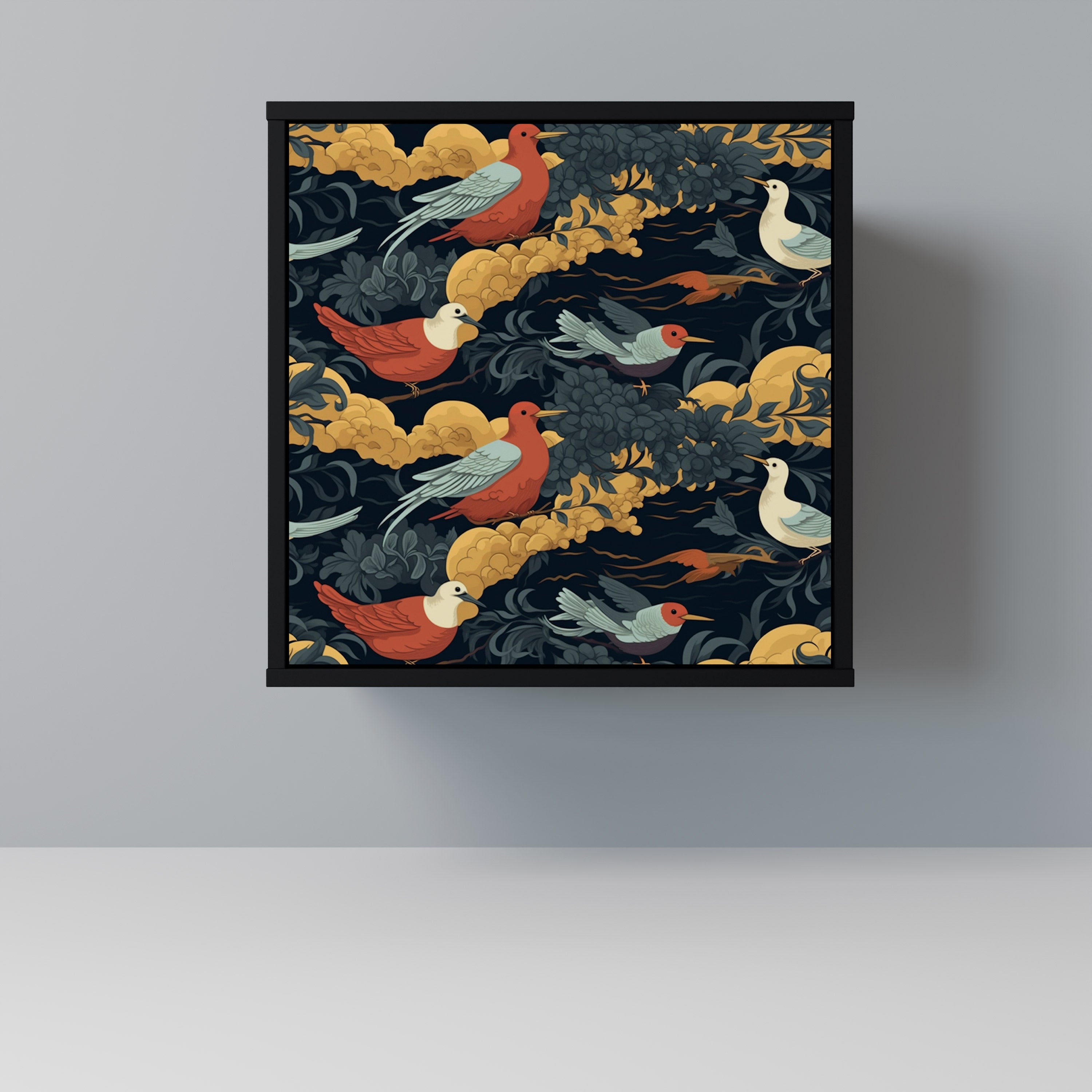 FOWLY DAZE Sideboard mit 1 Tür in Schwarz